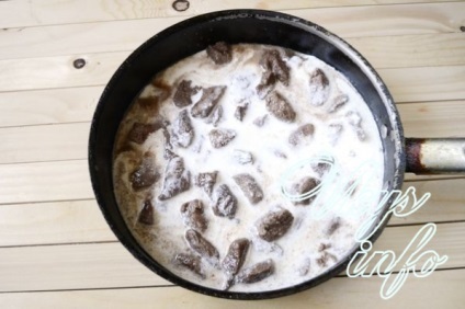 Marha tejszínes mártással recept fotókkal