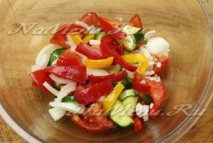 Görög saláta recept egy klasszikus recept lépésről lépésre fotók