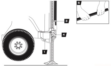 Utasítás HiLift jack Store Irk 4x4