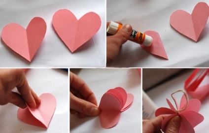 Hogyan készítsünk saját kezét Valentin