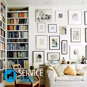 Hogyan akasztani képkeret a falon, serviceyard-kényelmes otthon kéznél
