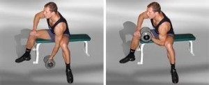 Hogyan swing bicepsz súlyzók