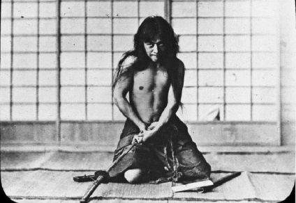 Samurai megvédeni becsületüket Seppuku - rituális öngyilkosság