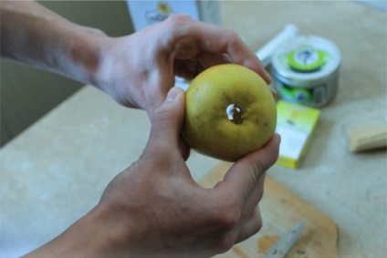 Hogyan készítsünk egy vízipipa az alma - lépésről lépésre képekben