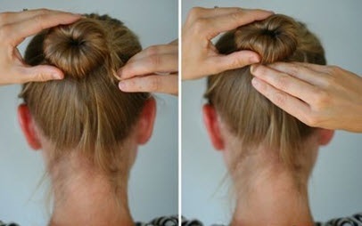Як зробити пучок із волосся фото і відео