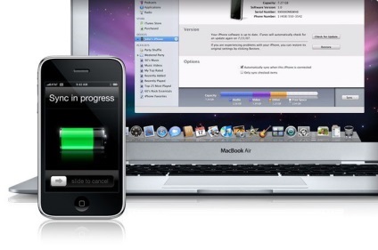 Hogyan szinkronizálni iPhone számítógépes