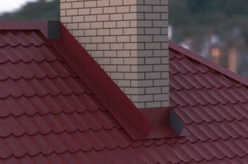 Hogyan, hogy ebből a cső a tetőn keresztül a gégecső átnyúlik a tetőn
