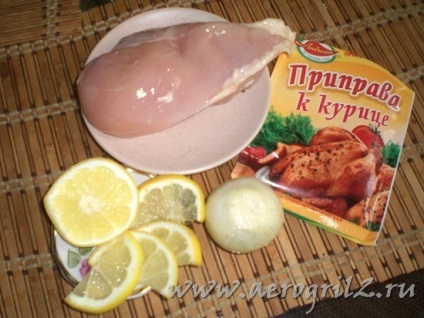 Csirke kebab Aerogrill - recept fotókkal