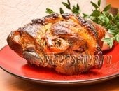 Csirke burgonyával a sütőben fóliával (rész)