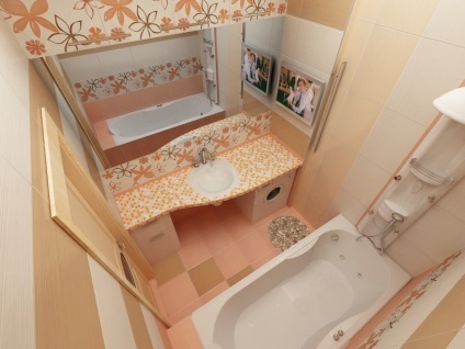 Kis fürdőszoba tervezés fotók a lakás