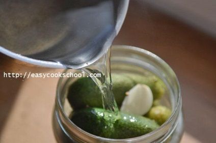Pickles citromsavval a recept 1 liter téli fény receptek
