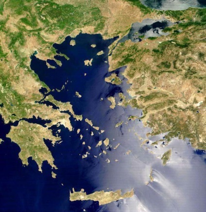 Krétai-tenger leírás, és egy lista az érdekes tényeket