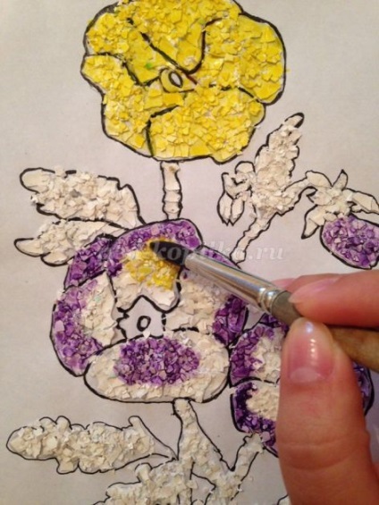 Мозаїка з яєчної шкаралупи своїми руками майстер-клас з фото та відео