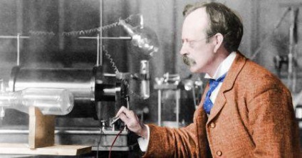 A felfedezés az elektron Dzhozef Dzhon Tomson (nyitó) A felfedezés az elektron Dzhozef Dzhon Tomson