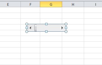 Görgetõsor - alak ellenőrzés MS Excel - kompatibilis a Microsoft Excel 2007, Excel (Excel 2010) Scroll bar - forma vezérlő MS Excel - kompatibilis a Microsoft Excel 2007, Excel