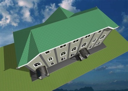 Az épület teteje az ArchiCAD 15 oktatóvideót