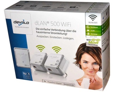 Powerline adapter devolo dLAN® 500 wi-fi