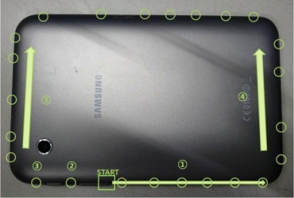 Bontási Samsung Galaxy tab2 P3100, forrasztás mester