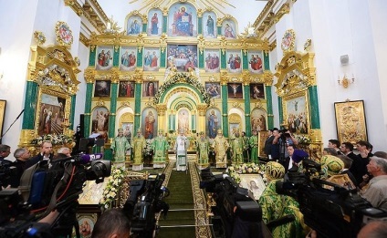 Word az ünneplés a 350. évfordulója obreteniya ereklyéit St. Nil Stolobensky