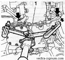 Le- és felszerelése manuális sebességváltó Opel Vectra, Opel Vectra