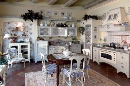 Provence stílus a belső a lakás (fotó)