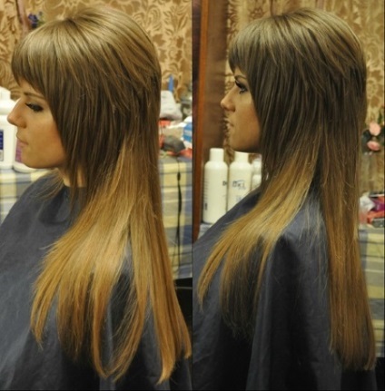 Hajvágás sapka, hosszú haj - egy fotó, körökre rendszer