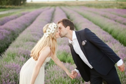 Esküvő a stílus Provence alapjait stílus és ötleteket ihlet