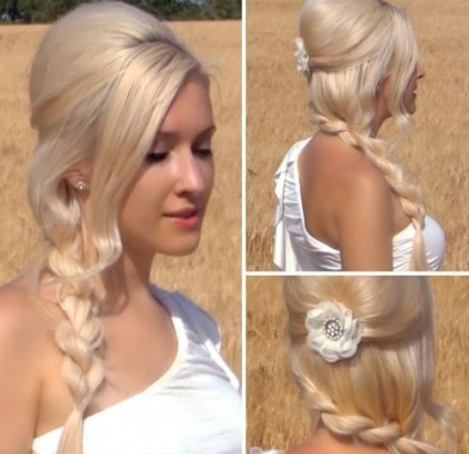 Esküvői frizurák hosszú haj 45 fotók - válogatás a frizura Online