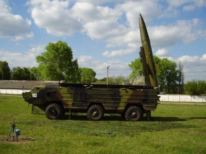 Taktikai rakéta komplex Tochka-U jellemzői teljesítmény jellemzőit, sugara a káros hatása, fegyverek,