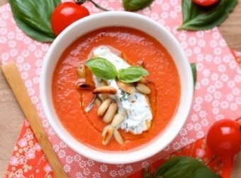 Paradicsom hideg leves gazpacho készül otthonok szelektív receptek a hagyományos ételek