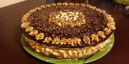 Snickers Cake lépésről lépésre recept fotókkal és videó