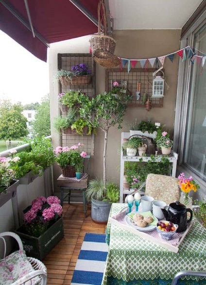 Hangulatos erkély fotók, hozzon létre coziness a kezüket, hogyan lehet egy kényelmes loggia, egy kis házat, gyönyörű