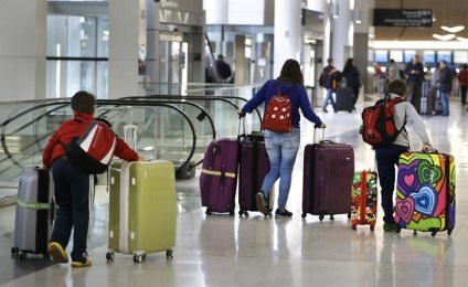 A súlya és méretei poggyász a gépen