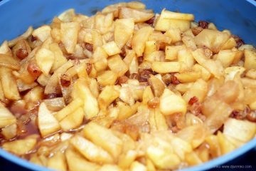 Almás rétes - tészta készült finom tészta almatöltelék