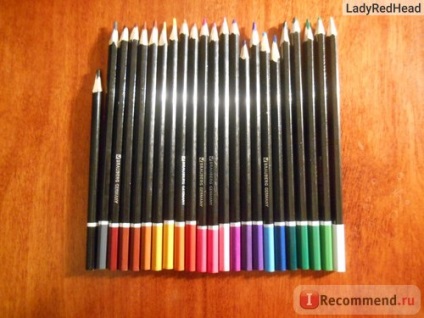 Színes ceruzák brauberg 24 színben - „tűrt - slyubitsya