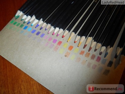 Színes ceruzák brauberg 24 színben - „tűrt - slyubitsya