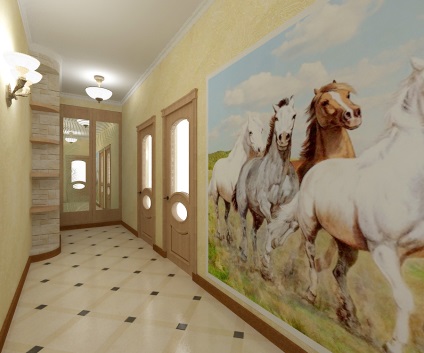 folyosón design fotó lakás, ötletek a belső (a folyosón) folyosó kialakítása lapos fotók, ötletek belső