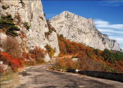 Cat Mountain Krím, ahol volt, hogy a térkép a Krím