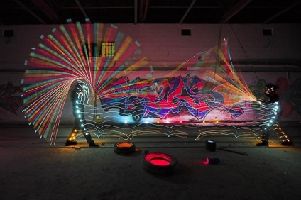 Hogyan rajzoljunk egy fényviszonyok (fény graffiti) Hogyan rajzoljunk egy könnyű fotók