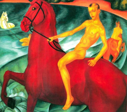 A festmény Kuzma Petrov-Vodkin A festmény Kuzma Petrov-Vodkin