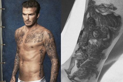 Új tetoválás a testen David Beckham fénykép 2016 (tetoválás) Új tetoválás a testen David Beckham fotó 2016