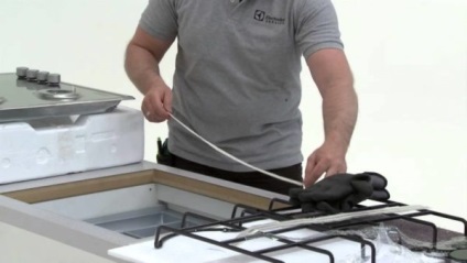 Csatlakozás egy gázvezeték a főzőlap beépítési szabályokat (gáz) Csatlakozó a gáz főzőlap a gáz szerelési előírások