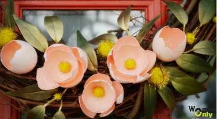 Húsvéti koszorú kezét (Easter koszorú kezét) Húsvéti koszorú kezével