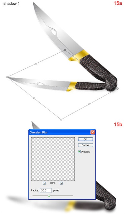 Rajzolj egy késsel a Photoshop