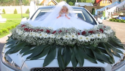 Esküvői dekoráció az autó - mit válasszon, és hogyan kell díszíteni