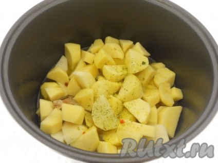 Sertésborda burgonyával multivarka - recept fotókkal (multivarka) Sertésborda burgonyával multivarka - recept fotókkal