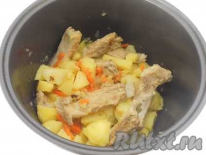 Sertésborda burgonyával multivarka - recept fotókkal (multivarka) Sertésborda burgonyával multivarka - recept fotókkal