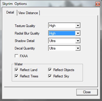 A vizsgálati kártyák 18 tes 5 Skyrim (Skyrim) Teszt 18 grafikus kártya tes 5 Skyrim