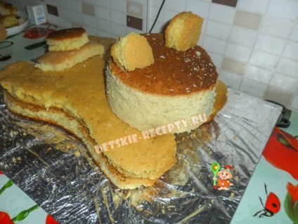 Cake viselik saját kezét - egy recept egy fotó