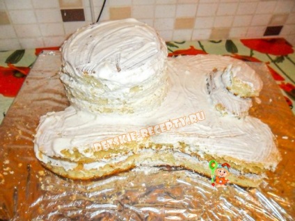 Cake viselik saját kezét - egy recept egy fotó